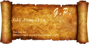 Gál Pompilla névjegykártya